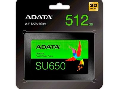 Unidad de Estado Solido ADATA SU650 512GB COLOR Negro