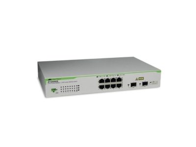 Switches Allied telesis 8-port 10/100/1000T eco-friendly WebSmart switch with 2 SFP combo ports