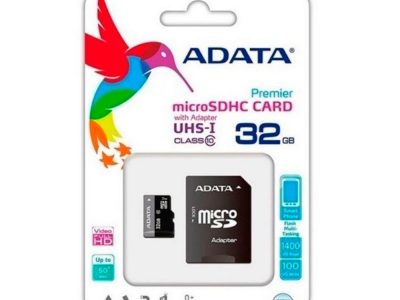 Memoria Micro SD Adata con Adaptador SD Class 10UHS 32GB