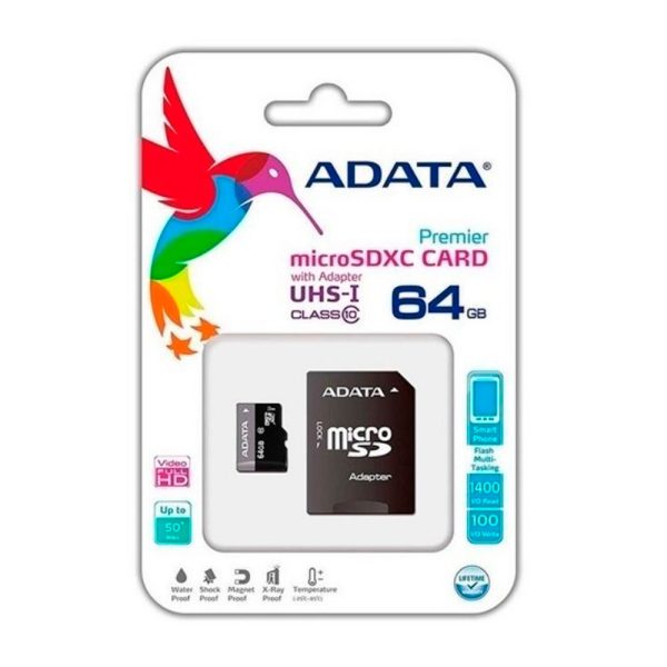 Micro SD 64 GB Class 10