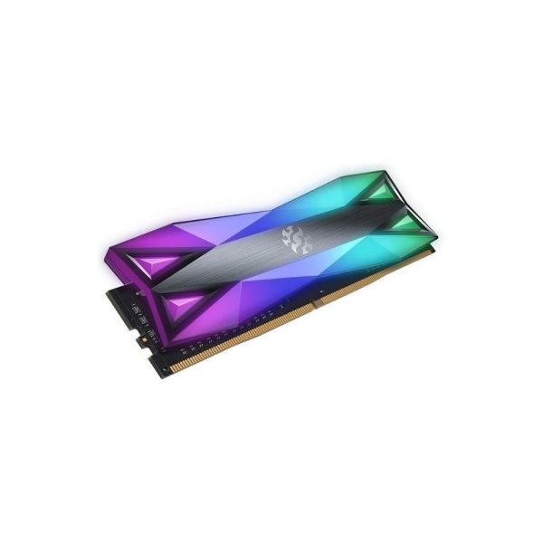 Memoria gamer XPG by ADATA SPECTRIX D60G DDR4 RGB 16GB 3.200 MHz / Gris Titanium - Imagen 3