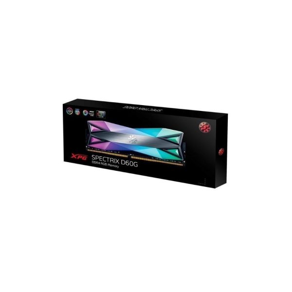 Memoria gamer XPG by ADATA SPECTRIX D60G DDR4 RGB 8GB 3.200 MHz / Gris - Imagen 4