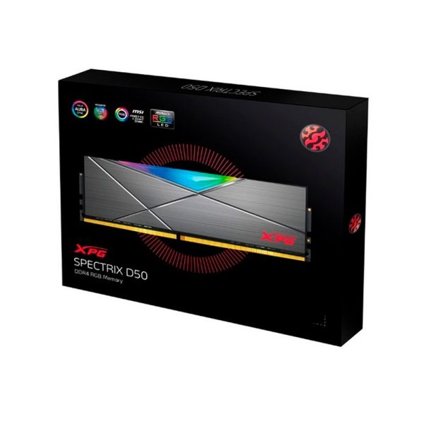 ADATA Memoria Ram XPG Spectrix D50 DDR4 8GB COLOR Gris Oscuro - Imagen 4