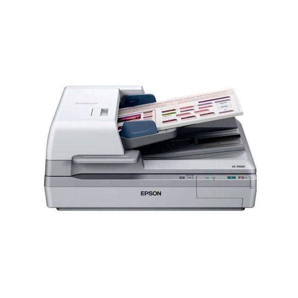 Escáner Epson WorkForce DS70000 Cama plana con ADF (A3) Blanco