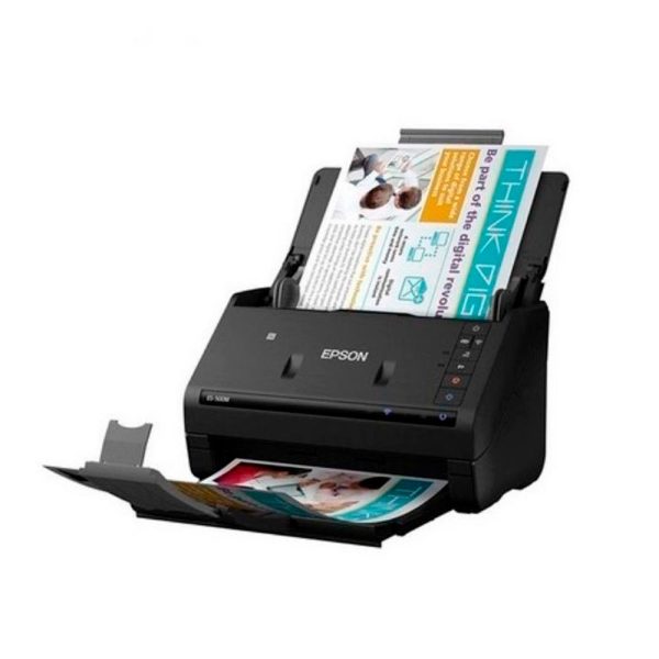 Escáner Epson WorkForce ES-500W vertical con WiFi Blanco