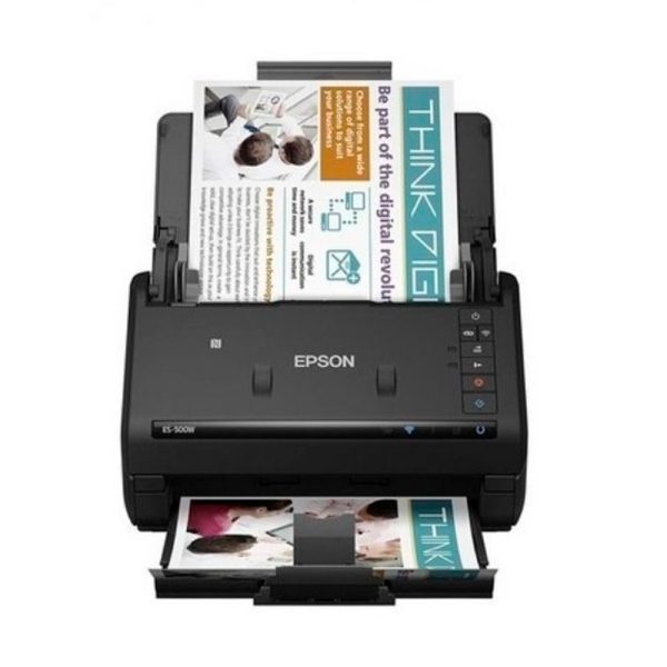 Escáner Epson WorkForce ES-500W vertical con WiFi Blanco - Imagen 3