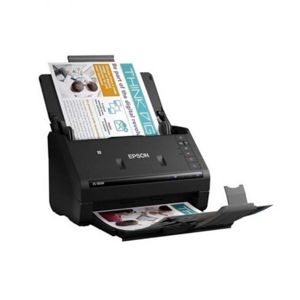 Escáner Epson WorkForce ES-500W vertical con WiFi Blanco - Imagen 4