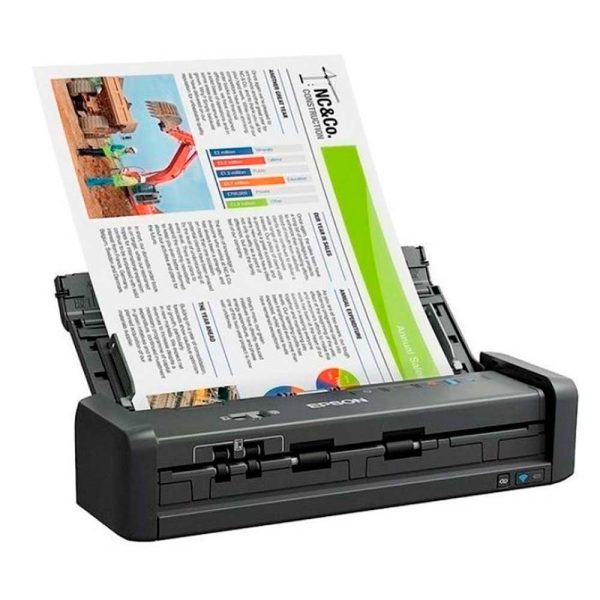 Escáner WorkForce ES-300W inalámbrico dúplex portátil para documentos Negro - Imagen 3