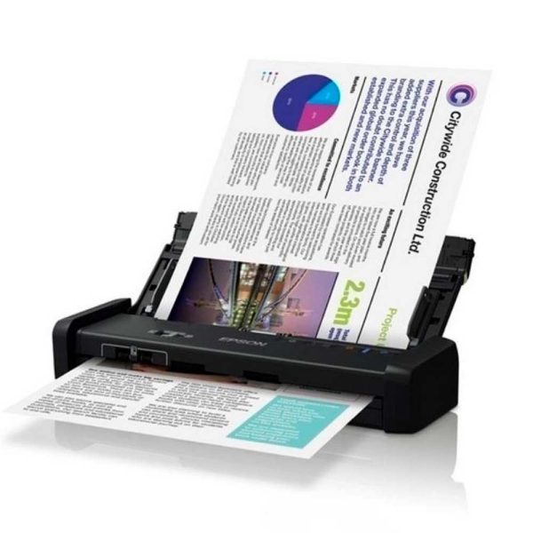 Escáner EPSON DS 320 Portátil/Dúplex 255 ppm COLOR Negro - Imagen 3