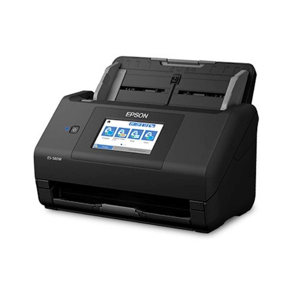 Escáner Epson ES-580W vertical en color dúplex de una sola pasada con alimentación de hojas/ Interface: USB 3.2 Wi-Fi® 802.11 a/b/g/n (5GHz) - Imagen 4