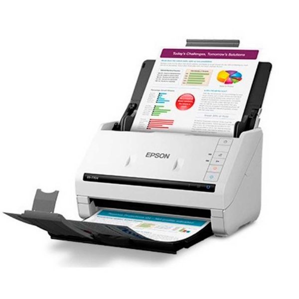 Escáner Epson WorkForce DS-770ll vertical - Blanco - Imagen 4