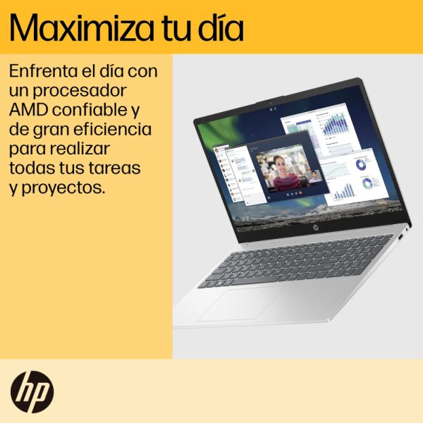 Portátil HP 15-fc0031la/AMD Ryzen™ 7 7730U 4,5 GHz/16GB DDR4/1TB SSD/15.6 FHD/Windows 11 Home - Imagen 4
