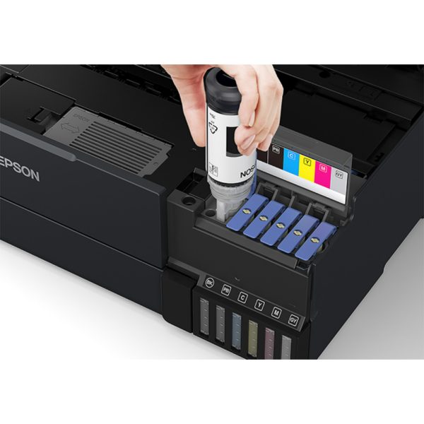 Impresora Multifuncional EPSON Tabloide Fotográfica Ecotank L8180 COLOR Negro - Imagen 4