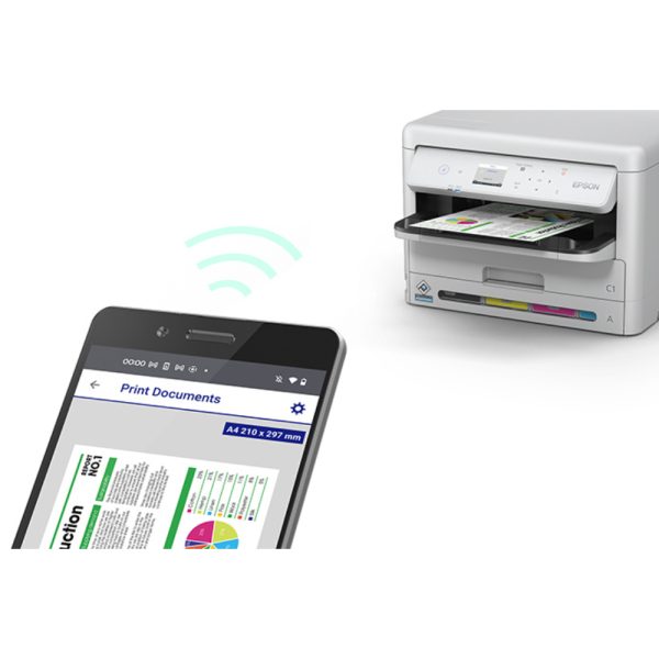 Impresora Epson WorkForce Pro WF-C5390 Color de Sistema de Bolsas de tinta - Imagen 4