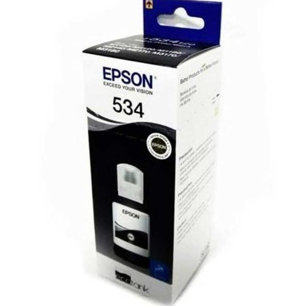 Botella de Tinta EPSON T534120 AL M1120/2170/3170 COLOR Negro Pigmentado - Imagen 3