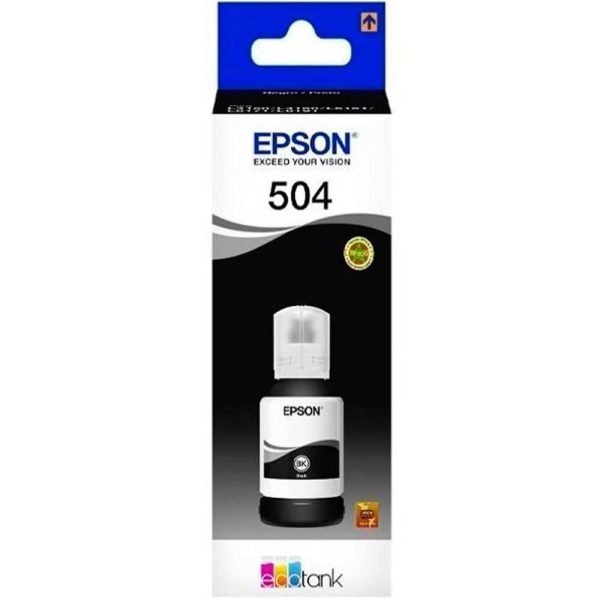 Botella de Tinta EPSON T504120 AL L4150/ L4160 COLOR Negro - Imagen 3