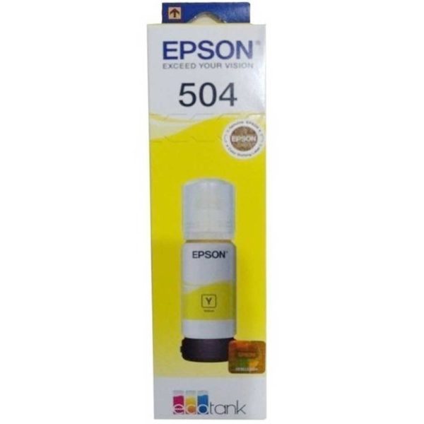 Botella de Tinta EPSON T504420 AL L4150/L4160 COLOR Amarillo - Imagen 3