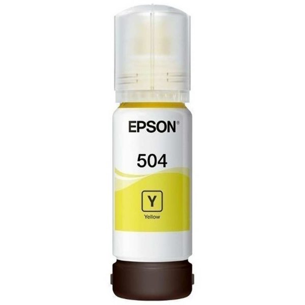 Botella de Tinta EPSON T504420 AL L4150/L4160 COLOR Amarillo - Imagen 4