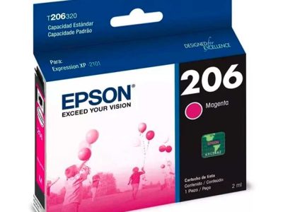 Cartucho Epson T206320-AL Magenta Ink Cartridge-Xpression XP-2103
