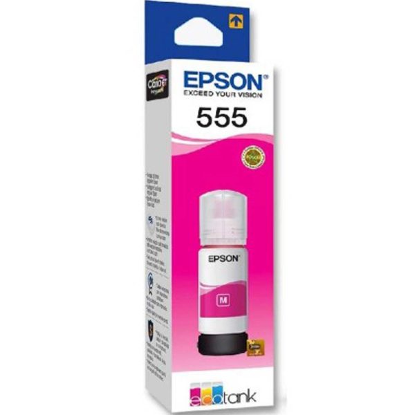 Botella de Tinta EPSON T555320 AL L8180 70 ml COLOR Magenta - Imagen 3