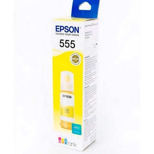 Botella de Tinta EPSON T555420 AL 70 ml COLOR Amarillo - Imagen 4