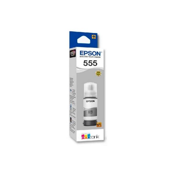 Botella de Tinta EPSON T555520 AL 70 ml Impresión de Fotografía COLOR Gris - Imagen 4