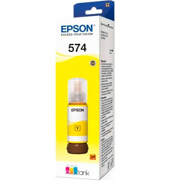 Botella de Tinta EPSON T574420 AL Ecotank L8050 COLOR Amarillo - Imagen 4