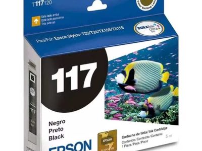 Cartucho  Epson T117120-AL - Stylus Black T23 / Tx105 / T24 / Tx115  Aprox 180 PG