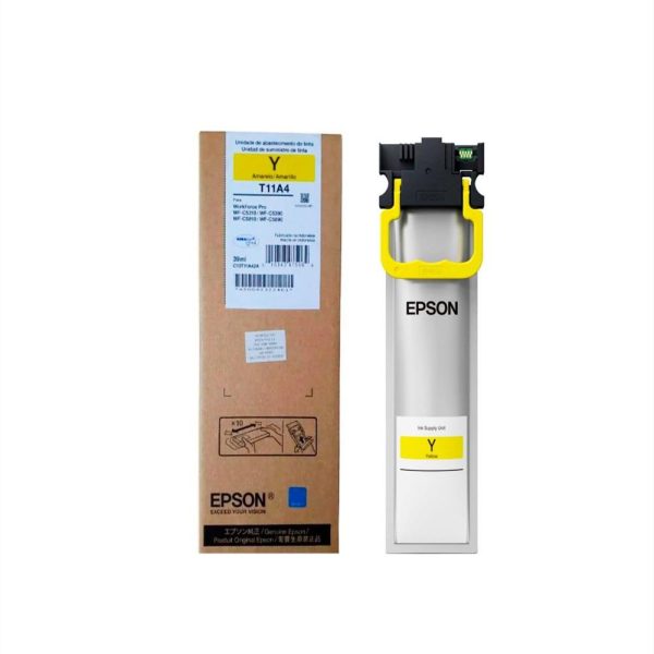 Bolsa de Tinta Epson Yellow T11A420-AL  para WorkForce WF C5390/WF C5890 (5.000 páginas) - Imagen 3