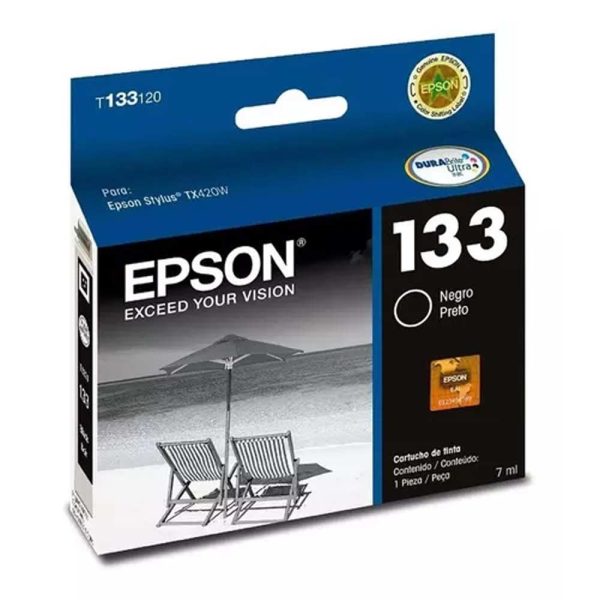 Cartucho Epson T133120-AL Stylus T25 / Tx125 - Black - (180 paginas)