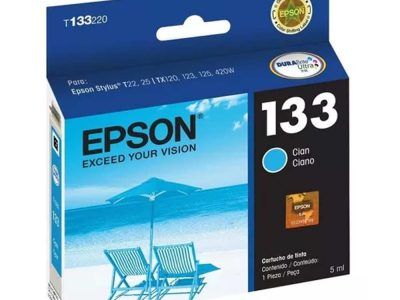Cartucho Epson T133220-AL Stylus T25 / Tx125 - Cyan - (350 paginas)