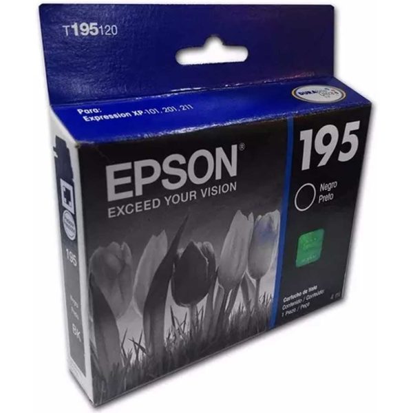 Cartucho Epson T195120  Black Xpression   Xp-101/Xp-201 Aprox 130PG - Imagen 3