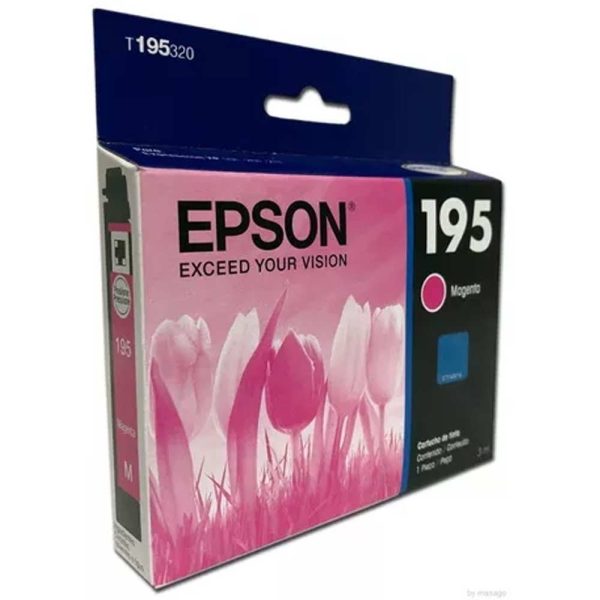 Cartucho Epson T195320 Magenta Xpression Xp-101/Xp-201/Xp-21- Aprox 210 PG - Imagen 3