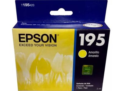 Cartucho Epson T195420 Yellow Xpression   Xp-101/Xp-201/Xp-211 Aprox 210 PG