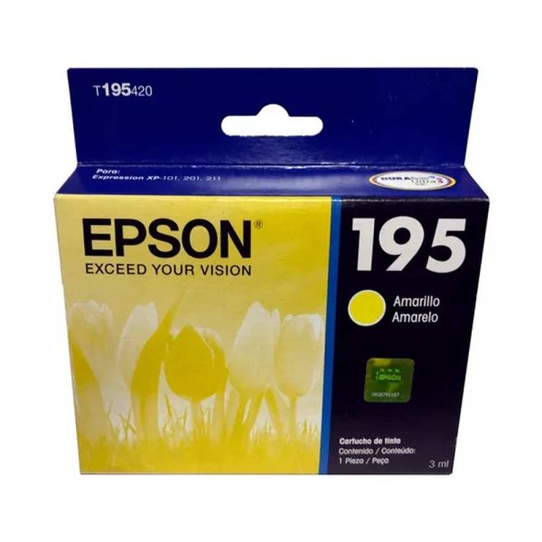 Cartucho Epson T195420 Yellow Xpression   Xp-101/Xp-201/Xp-211 Aprox 210 PG