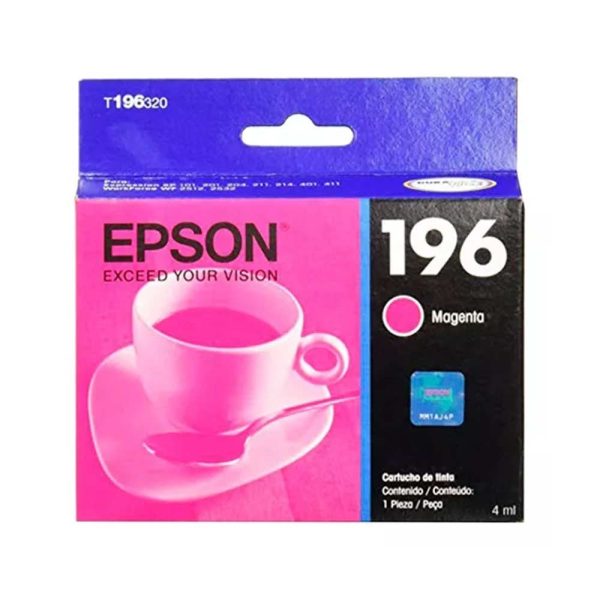 Cartucho Epson T196320 - Magenta Ink XP101/104/201/204/401 WF2512/2532