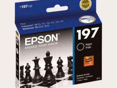 Cartucho Epson T197120 - Black Ink XP101/104/201204/401WF2512/2532