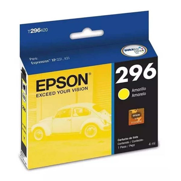 Cartucho Epson - T296420-AL - Yellow Xpression XP-231/XP-431 ( 130 paginas)