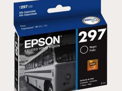 Cartucho Epson T297120 - Black  Xpression XP-231/XP-431 alta capacidad Aprox 300PG