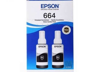 Multipack 2 Botellas de Tinta EPSON T664120 2P COLOR Negro