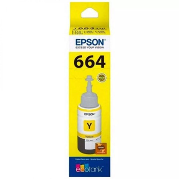 Botella de Tinta EPSON T664420 L200/210/350/355/555 COLOR Amarillo - Imagen 3