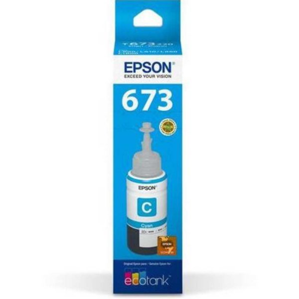 Botella de Tinta EPSON T673220 AL L800/805 COLOR Cyan - Imagen 3