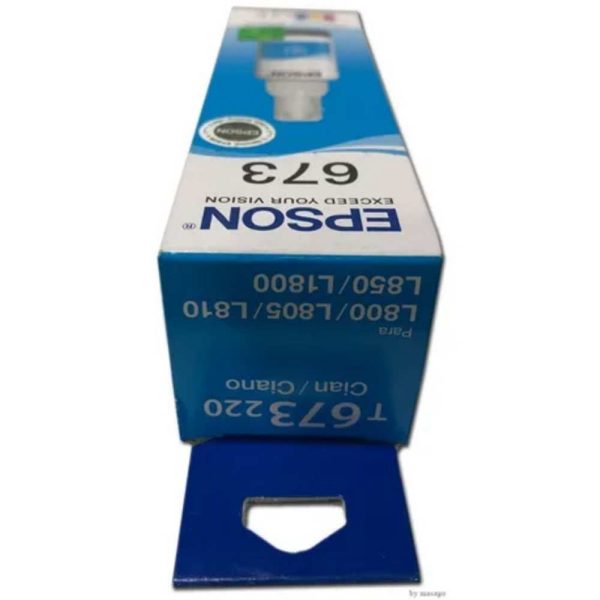 Botella de Tinta EPSON T673220 AL L800/805 COLOR Cyan - Imagen 5