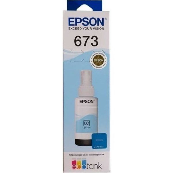 Botella de Tinta EPSON T673520 AL L800/805 COLOR Ligth Cyan - Imagen 3