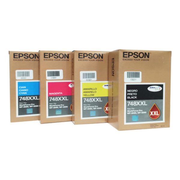 Cartuchos de Tinta Epson  Yellow T748XXL420-AL para WorkForce WF-6090/WF-6590 (7.000 páginas) - Imagen 4