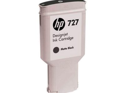 Cartucho de tinta HP 727 DesignJet negro mate de 300 ml 