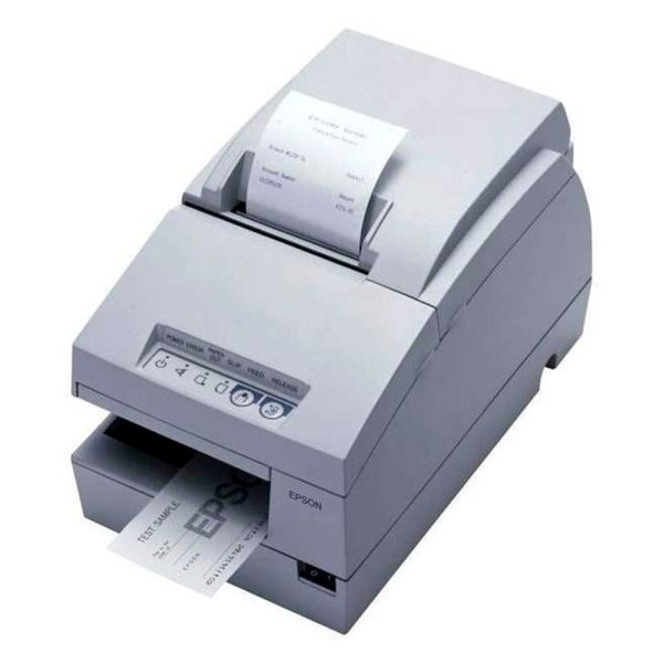 Impresora Epson Matricial de Recibos y Validación TM-U675-082, 76mm, Docto Suelto, Puerto USB, No Incluye Fuente. Negra.