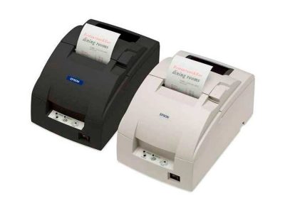 Impresora EPSON Matricial de Recibos. 76mm, Puerto Paralelo, Incluye Fuente. Negra. TM-U220PD-653.