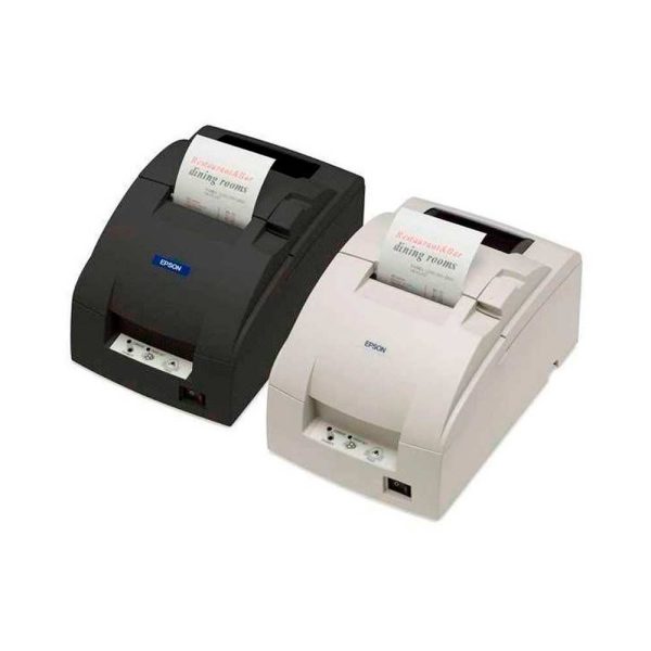 Impresora EPSON Matricial de Recibos. 76mm, Puerto Paralelo, Incluye Fuente. Negra. TM-U220PD-653.