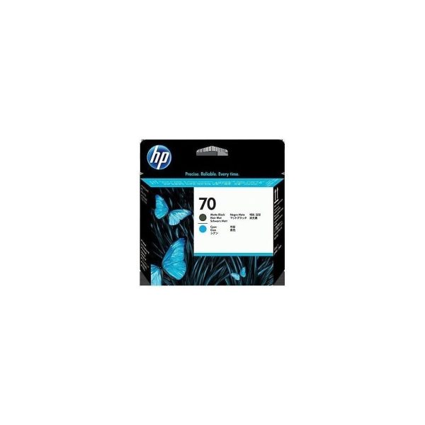CABEZAL HP 70 MATTE BLACK AND CYAN
